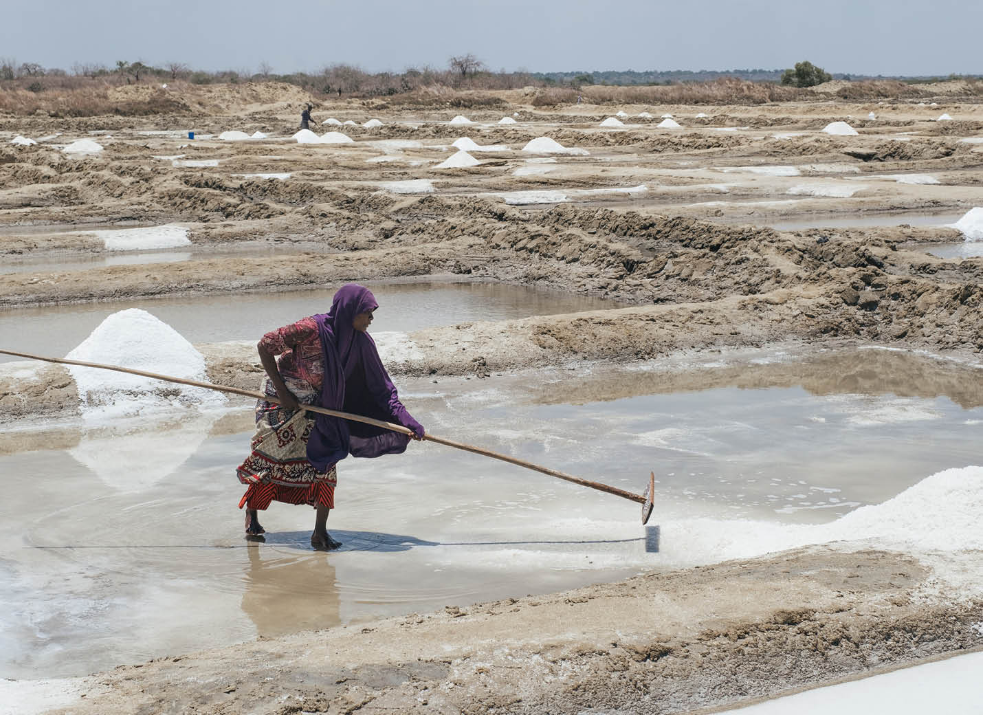 Cooperativa dos produtores de sal em Lumbo