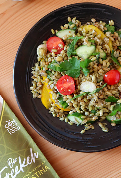 Sommerlicher Freekeh Salat