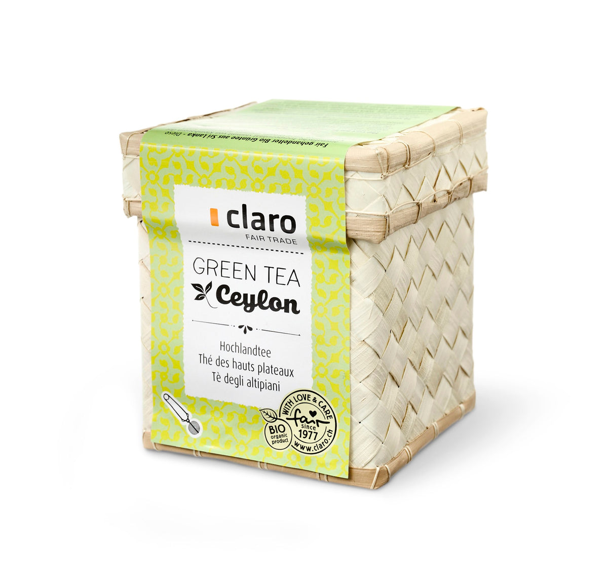 Green Tea Ceylon Korb offen BIO 70g