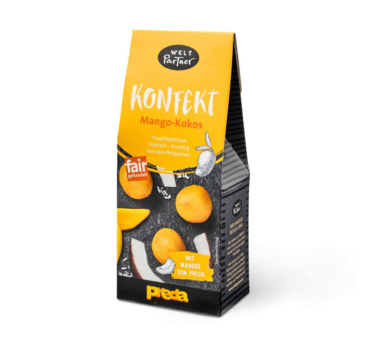Boulettes à la mangue et à la noix de coco 100g