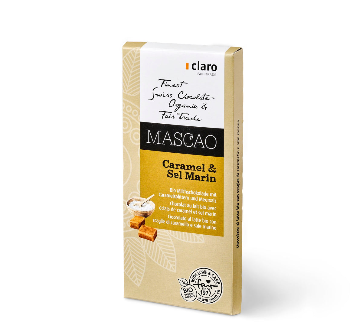 Schokolade Mascao Car&amp;SelMar BIO 100g