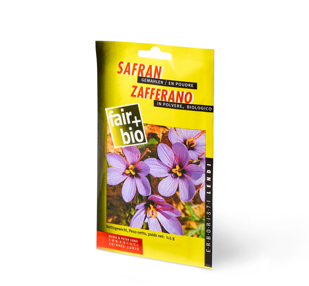 Safran gemahlen BIO 0.5g