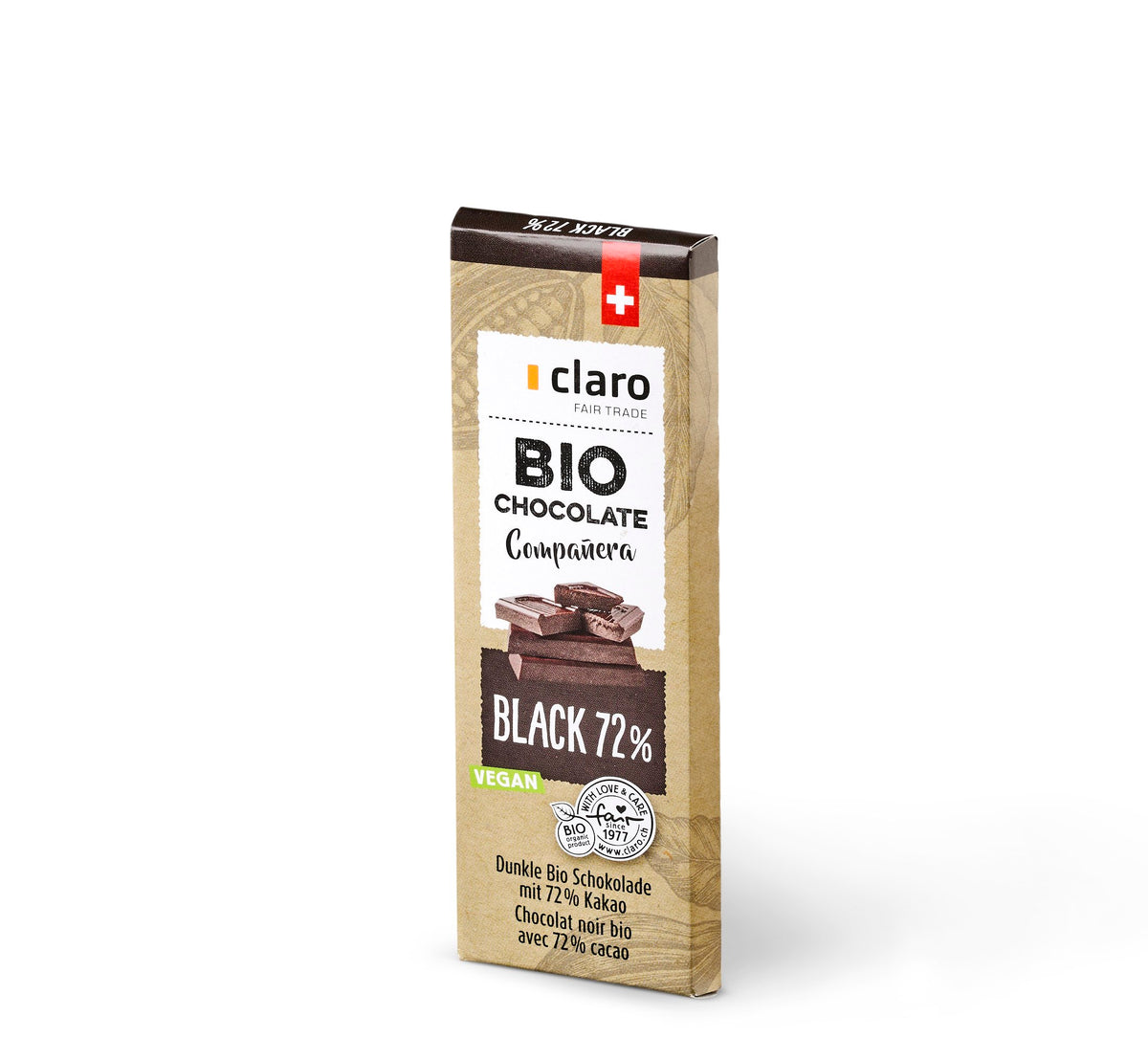 Schokolade Compañera Black 72% BIO 50g