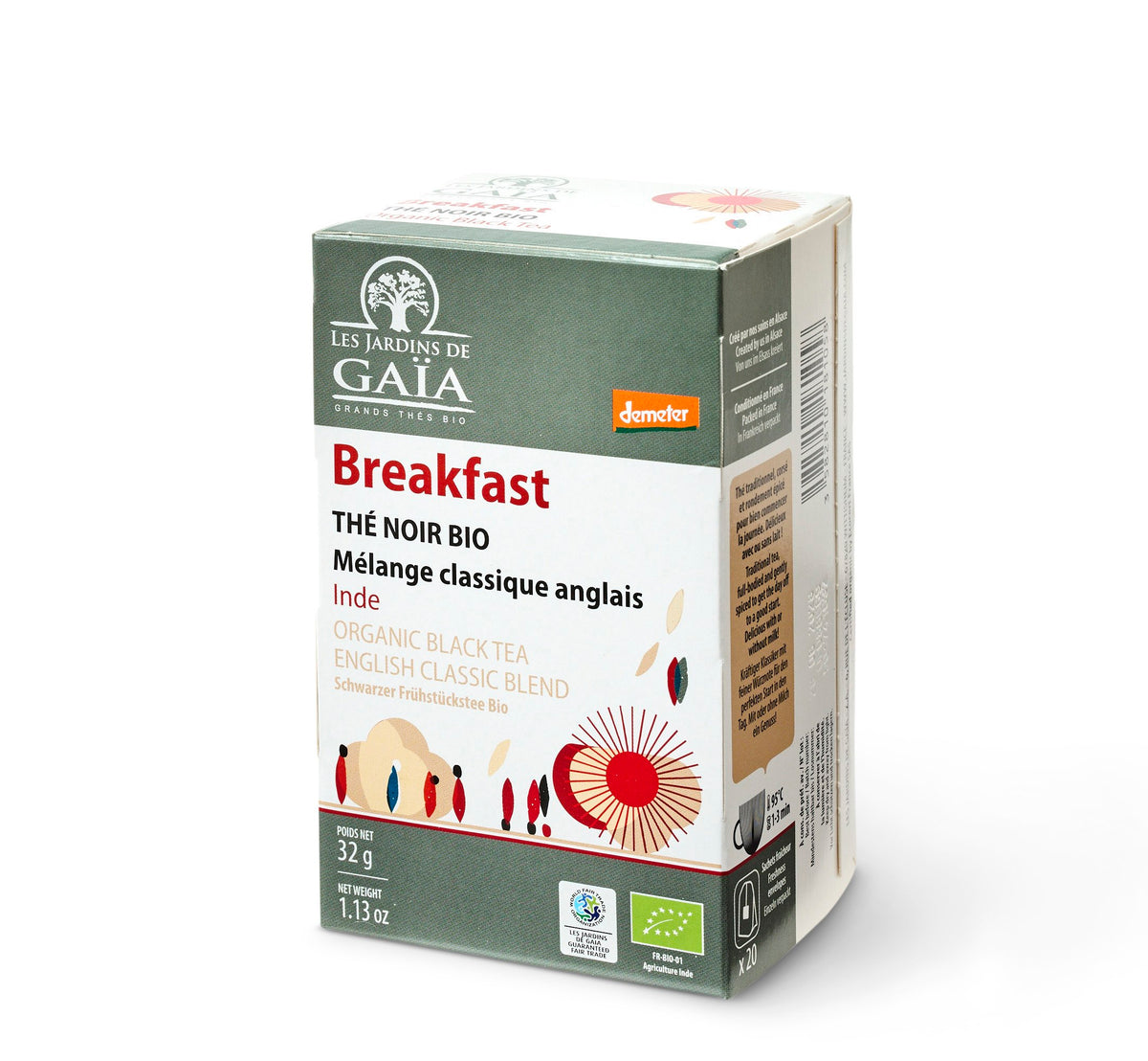 Gaïa Black English Breakfast BIO 20x1.6g
