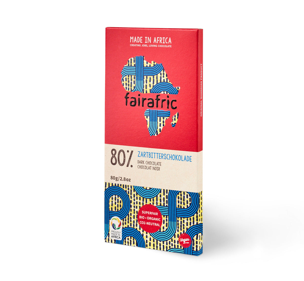 fairafric BIO Noir 80% 80g
