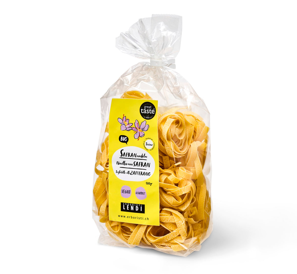 Lendi Nouilles au safran BIO 500g