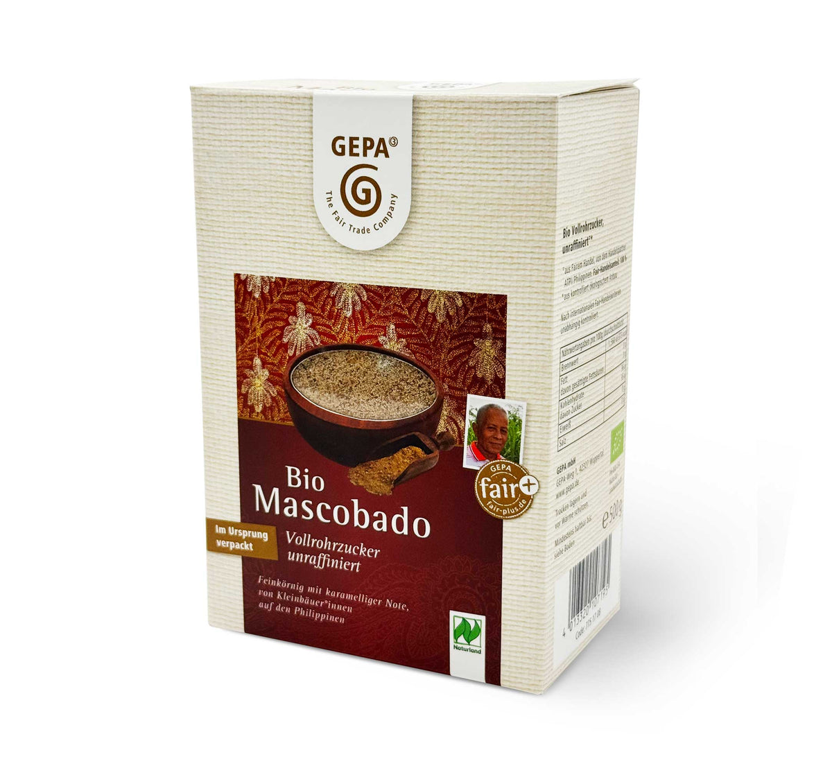 Mascobado Vollrohrzucker BIO 500g